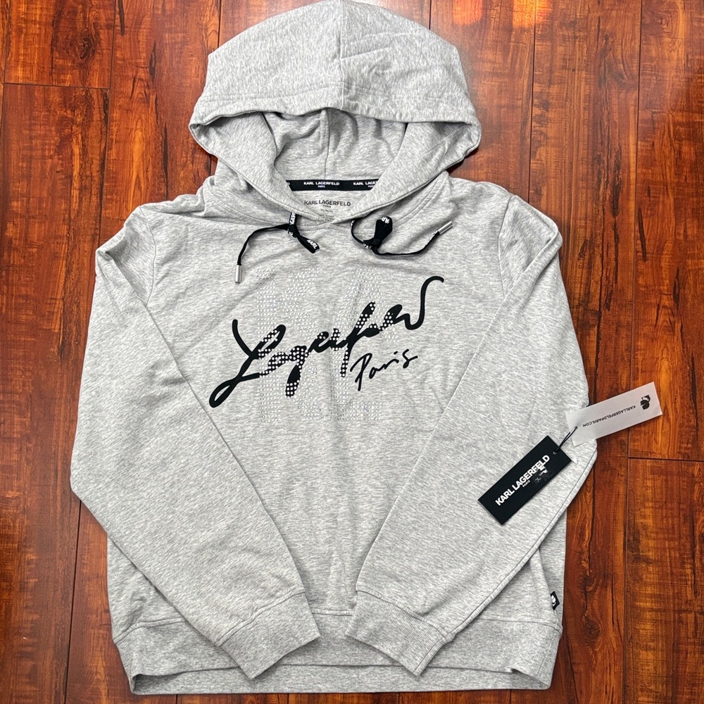 Karl Lagerfeld Light Gray Hoodie